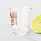 Hello 60ピンクグリッター誕生日バルーンショットグラス ショットグラス (右)