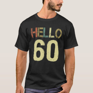 Hello 60誕生日60th誕生日ヴィンテージT型 Tシャツ