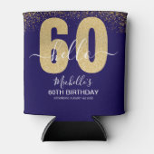 Hello 60! - Elegant 60th Birthday Woman 缶クーラー (正面)
