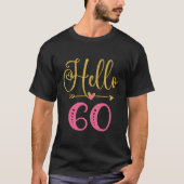 Hello 60'S 60Th Tシャツ (正面)