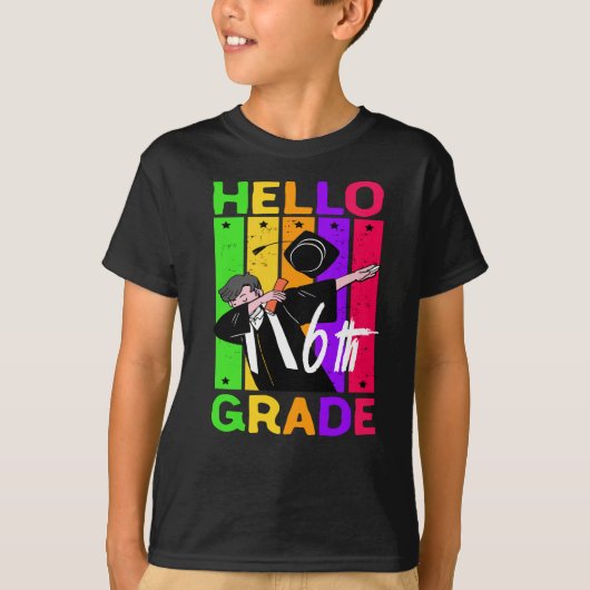 Hello 6Grade|新学期Hello 6Grade Tシャツ (正面)
