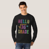 HELLO 6th Grade Square Root of 36 Math Stud Squad Tシャツ (正面フル)