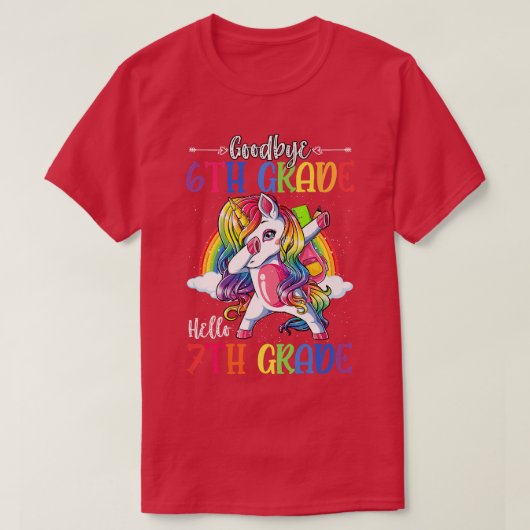 Hello 7th Grade Teacher Student Back To School Uni Tシャツ (デザイン正面)