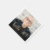 Hello 90第90回バースデーパーティー写真 スタンダードカクテルナプキン (角)