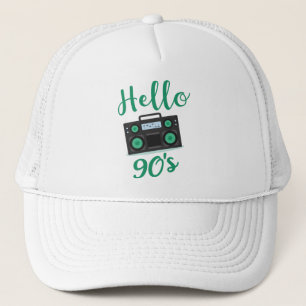 Hello 90sラジオカセットレコーダー キャップ