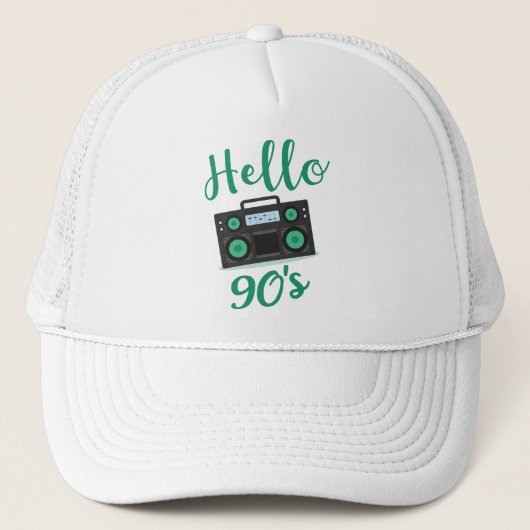 Hello 90sラジオカセットレコーダー キャップ (正面)