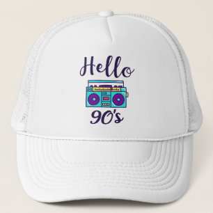Hello 90sラジオカセットレコーダー キャップ