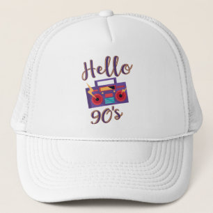 Hello 90sラジオカセットレコーダー キャップ