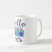 Hello 90s radio cassette recorder コーヒーマグカップ (正面右)