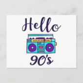 Hello 90s radio cassette recorder ポストカード (正面)