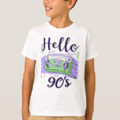 Hello 90s radio cassette recorder tシャツ (正面)