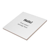 Hello add nameメッセージシンプルのミニマルビジネス項目 タイル (側面)