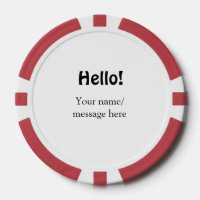 Hello add nameメッセージシンプルのミニマルビジネス項目