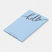 HELLO Add Your Name Post-It Notes ポストイット (アングル)