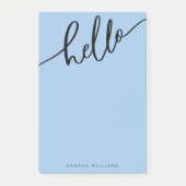 HELLO Add Your Name Post-It Notes ポストイット (正面)