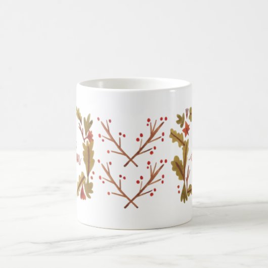 hello autumn コーヒーマグカップ (中央)