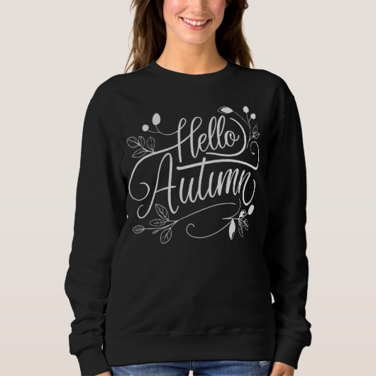 Hello Autumn スウェットシャツ (正面)