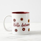 Hello Autumn ツートーンマグカップ (左)