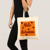 Hello Autumn トートバッグ (正面(商品))