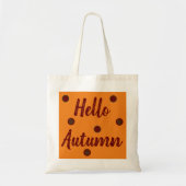 Hello Autumn トートバッグ (正面)