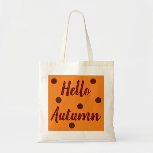 Hello Autumn トートバッグ (正面)