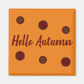 Hello Autumn マグネット (正面)