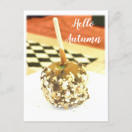 Hello Autumn - Caramel Apple ポストカード