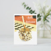 Hello Autumn - Caramel Apple ポストカード (スタンド正面)