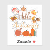 Hello Autumn – Cozy Fall Vibes with Pumpkins シール (シート)