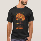 Hello Autumn Shirt：居心地の良いシーズンを迎える Tシャツ (正面)