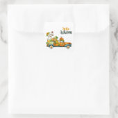 Hello Autumn Stickers、秋 スクエアシール (バッグ)