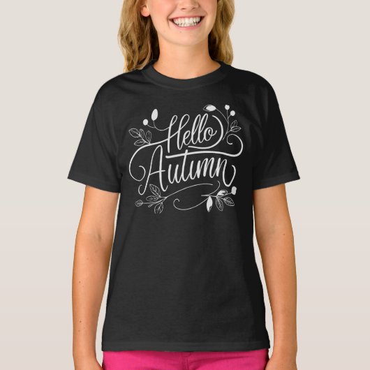 Hello Autumn Tシャツ (正面)