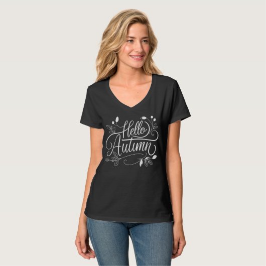 Hello Autumn Tシャツ (正面フル)