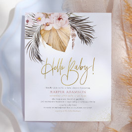 Hello Baby | ボヘミアン パンパスグラスとドライフラワーのパームリーフ 安い