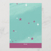 Hello Baby Birth Announcement Card 招待状 (裏面)