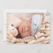 Hello Baby Boy Girl Birth Announcement Photo Cards 案内状 (裏面)