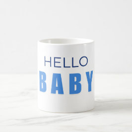 Hello Baby boy Shower Mug コーヒーマグカップ