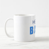 Hello Baby boy Shower Mug コーヒーマグカップ (左)