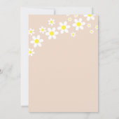 Hello Baby Cute Groovy Baby Shower 招待状 (裏面)