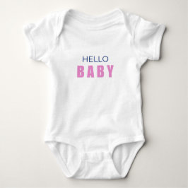 Hello Baby Minimal Girl Bodysuit ベビーボディスーツ