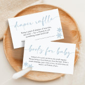 Hello Baby Shower Diaper Raffle エンクロージャーカード