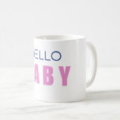 Hello Baby Shower Mug コーヒーマグカップ (正面右)