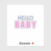 Hello Baby Shower Sticker シール (シート)