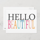 HELLO BEAUTIFUL COMPLIENTS式感覚S ポストカード (正面/裏面)