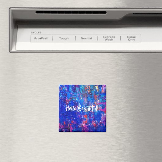 Hello Beautiful Customizable Magnet マグネット (インサイチュ (食洗機))