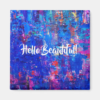 Hello Beautiful Customizable Magnet マグネット