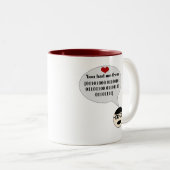 Hello Binary Mugから送ってくれた ツートーンマグカップ (正面右)