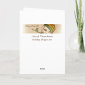 Hello Bluebird – クリスマスカード (裏面)