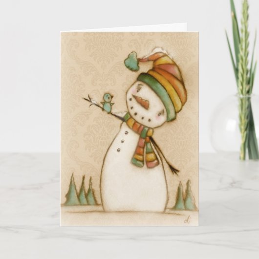 Hello Bluebird – クリスマスカード (正面)