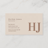 Hello Bohoミニマリストシグネチャニュートーン 名刺 (裏面)